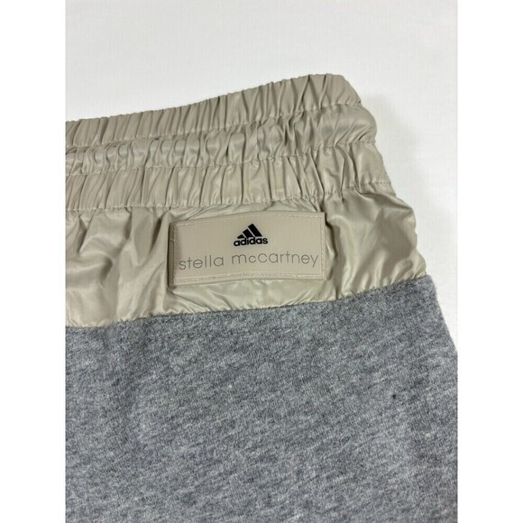 Stella McCartney Adidas Barricade Sweatpants Joggers Tan Grey 40 Pockets - Picture 3 of 15
